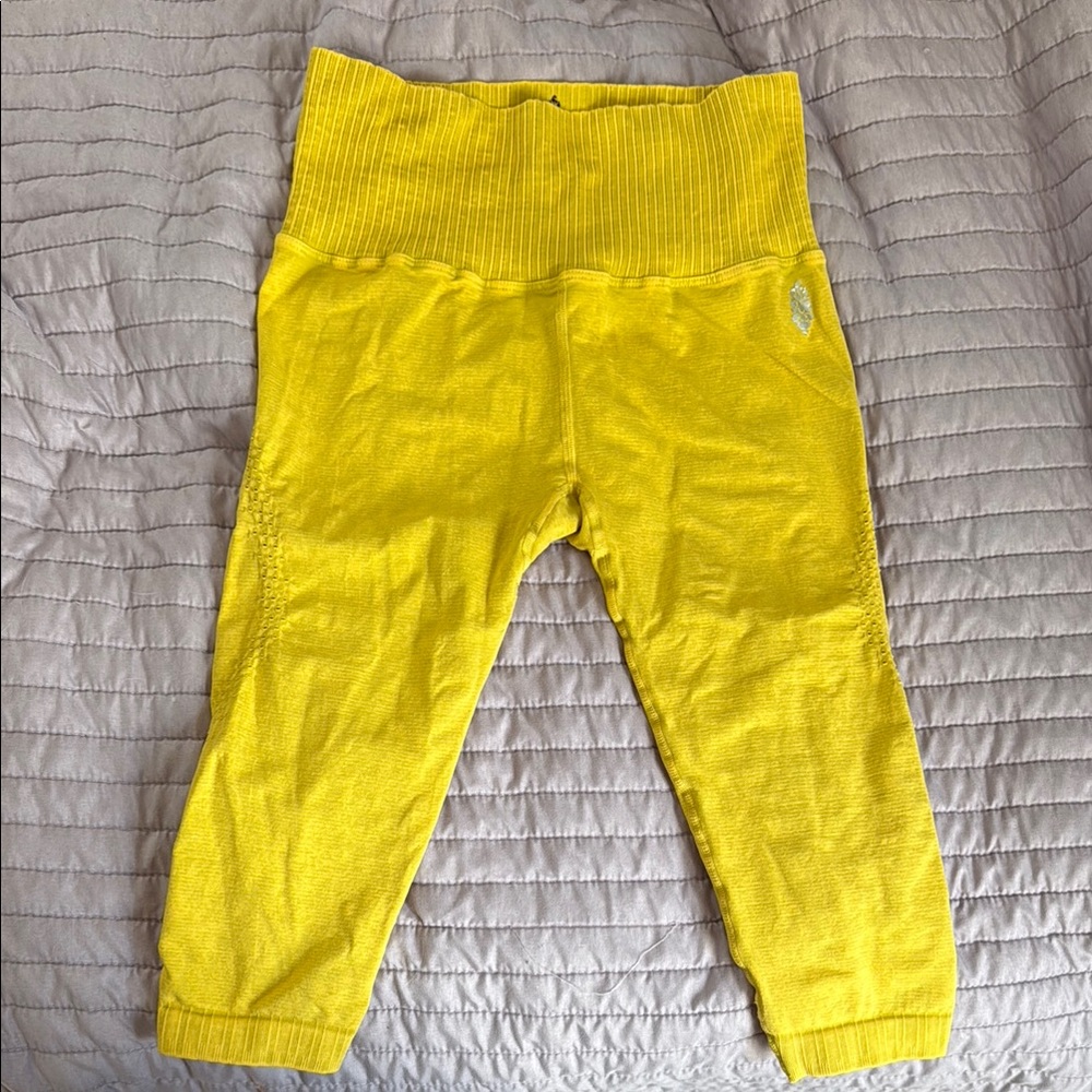 FP Movement by Free People Yellow Leggings